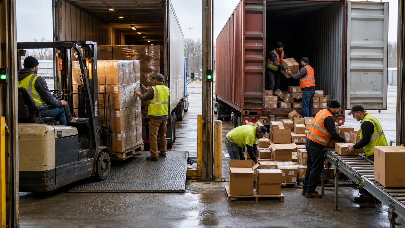 Cross-Docking vs. Transloading: Different Handoffs, Different Risks