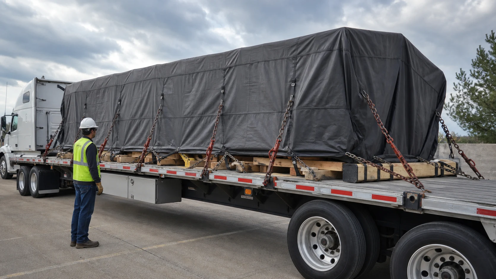 Flatbed Freight: Securement, Tarping, Loading, and Site Readiness