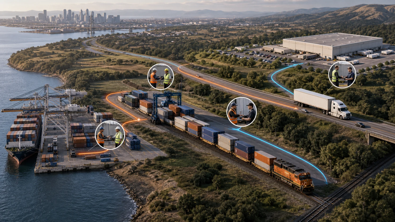 How Freight Moves Across America: An Operator's Map of the U.S. Logistics System